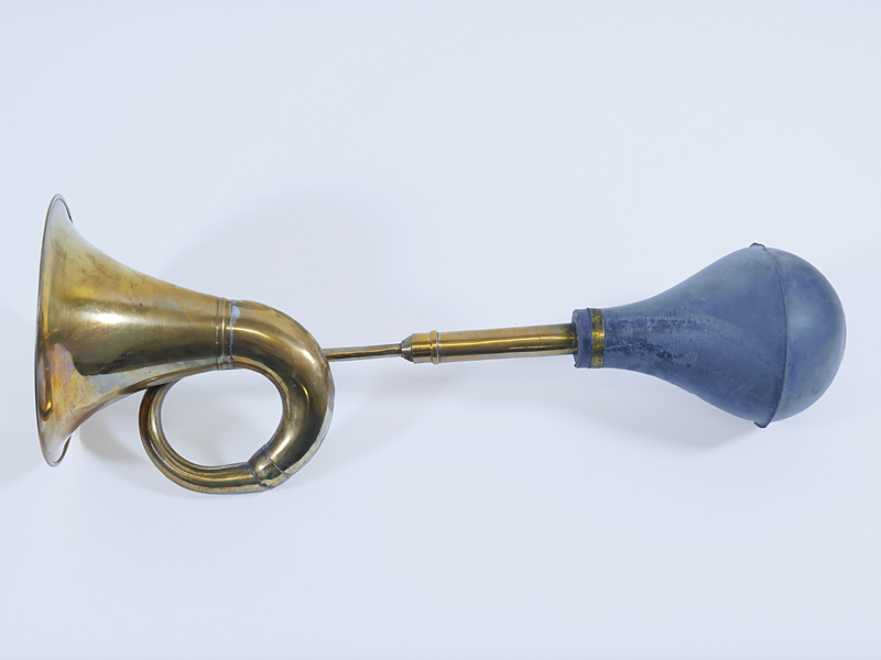 Hupe Autohorn Messing Tröte brüniert Instrument Fussball Party Vintage Geschenk 