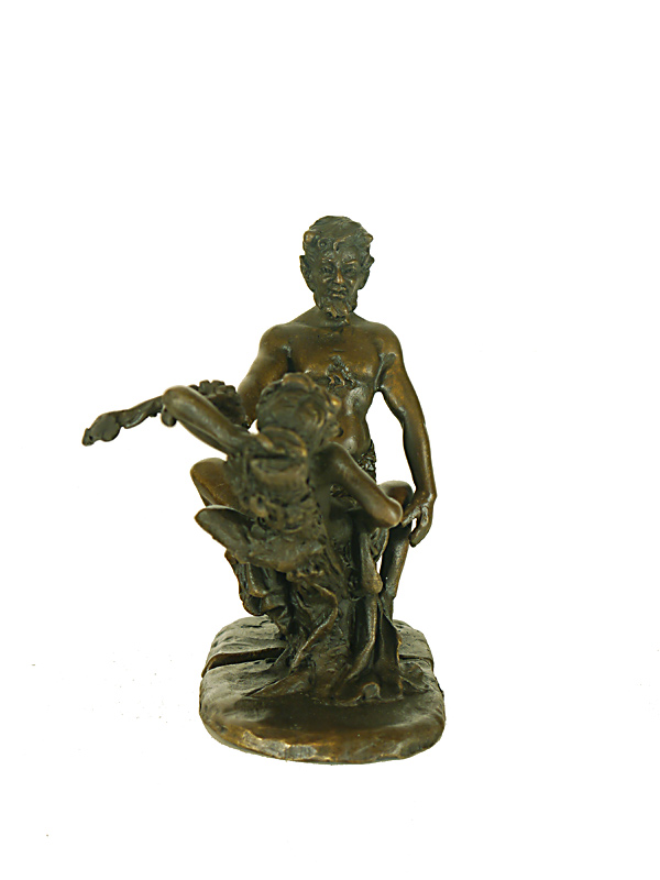 Erotische Bronze Figur