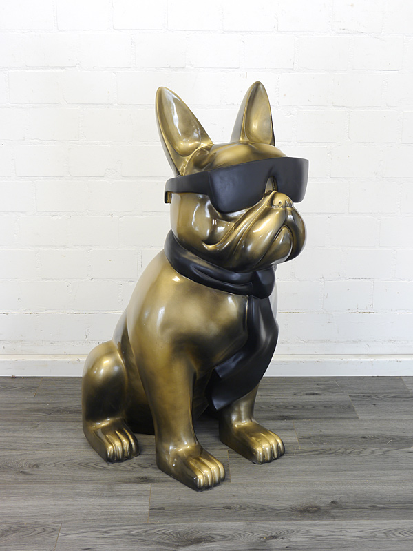 Französische Bulldogge aus Kunstharz